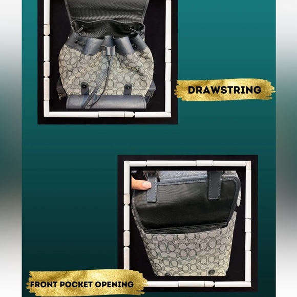 Coach Mens Sprint Backpack In Signature Jacquard ✨NWT✨ MSRP $750 Style#CE523 - Picture 4 of 9